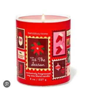 Bath & Body Works Festive Red 'Tis The Season Candle